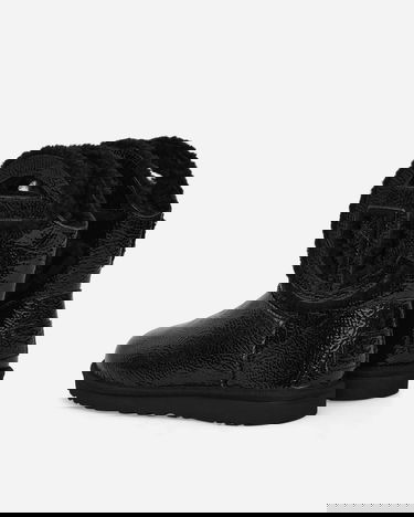 Tenisky a topánky UGG Telfar Logo Mini Crinkle Leather Boots Black Čierna | 1155790 BLK, 5