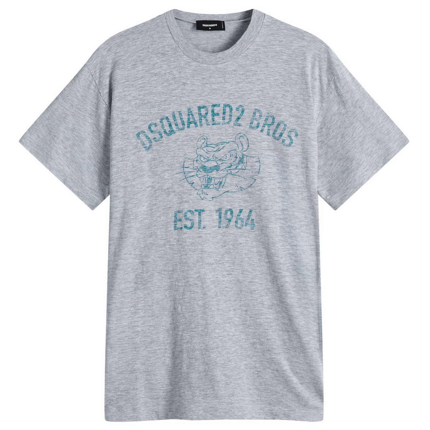 Tričko DSQUARED2 Cool Fit Graphic T-Shirt in Grey Šedá | S74GD1381-S22146-857M, 1