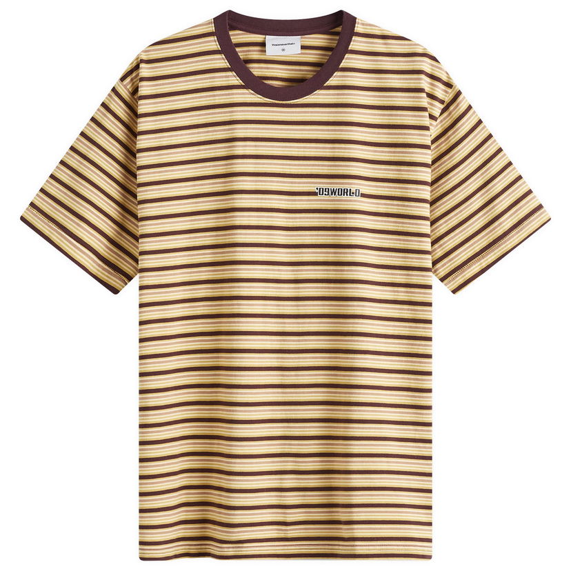 Tričko thisisneverthat Stripe T-Shirt Hnedá | TN243TTSST04-BRN