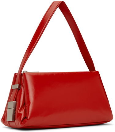 Taška cez rameno OSOI Pillow Mini Leather Shoulder Bag Červená | 24FWB030121109, 1