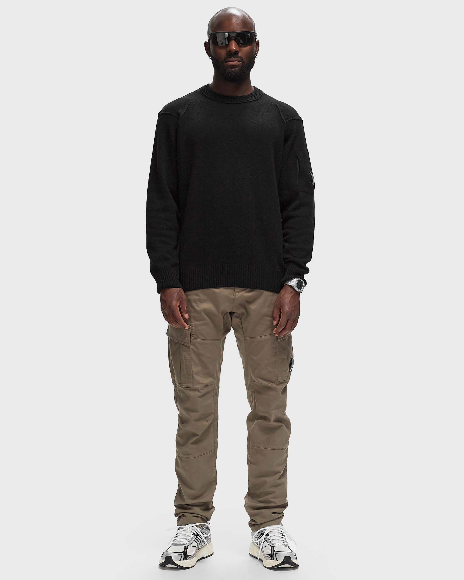 LAMBSWOOL GRS CREW NECK KNIT