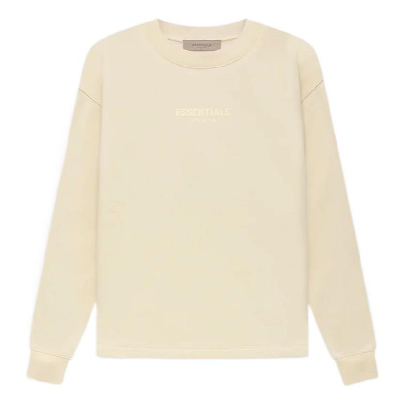 Mikina Fear of God Essentials Relaxed Crewneck Béžová | FOG-FW22-670, 0