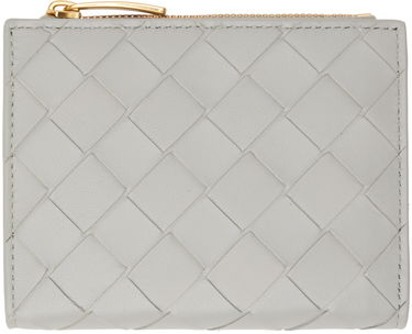 Peňaženka Bottega Veneta Small Intrecciato Bi-Fold Wallet Šedá | 742330 VCPP3, 0