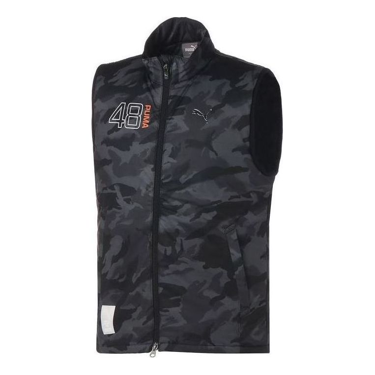 Vesta Puma Golf Monster Stretch Full Zip Vest Čierna | 539381-02