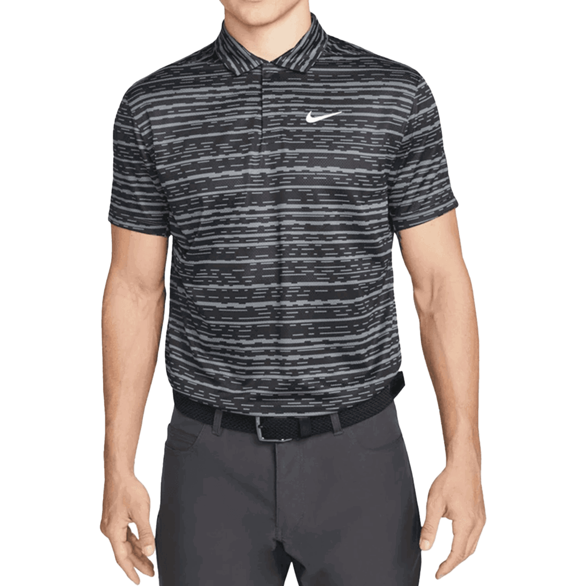 Polo tričko Nike Tiger Woods Striped Golf Polo Čierna | DH0789-068, 0
