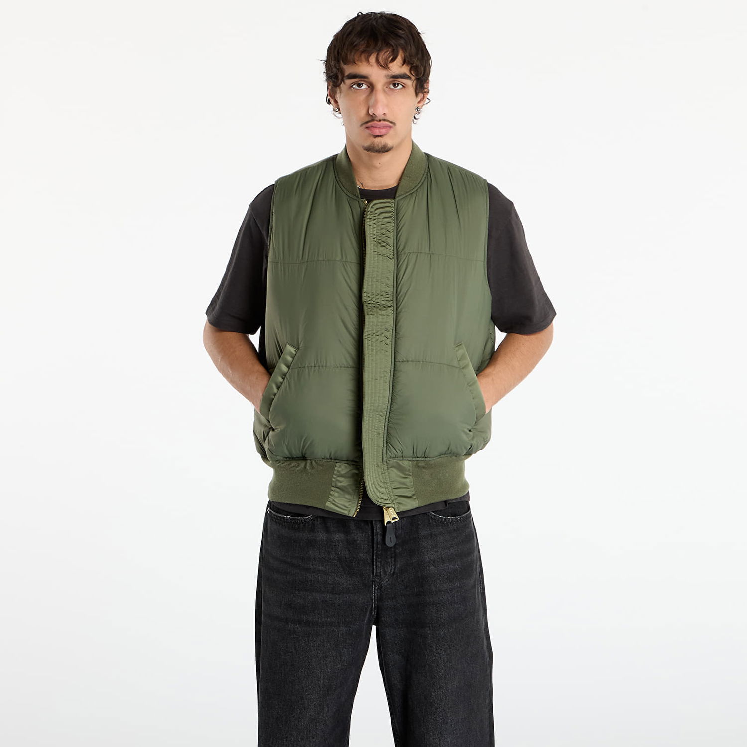Vesta Alpha Industries Alpha Industries MA-1 Base Vest Zelené | 758102-01, 1