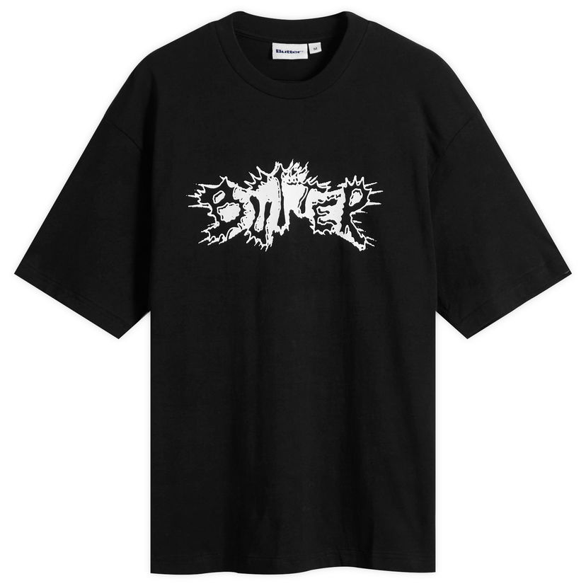 Tričko Butter Goods Eruption Graphic T-Shirt, Size Large Čierna | BG253103-BLK