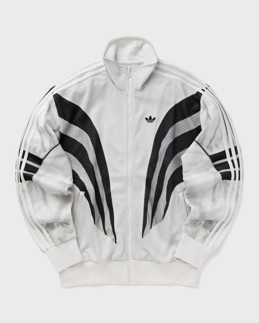 Vetrovka adidas Originals PRM Q3 PRINT TRACKTOP Biela | IZ1640