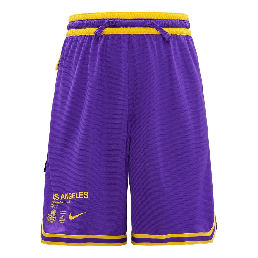 Šortky Nike NBA Los Angeles Lakers Basketball Shorts Fialová | CV5514-504