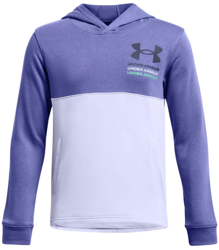 Mikina Under Armour Boys' Rival Terry Hoodie Fialová | 1383132-561, 0
