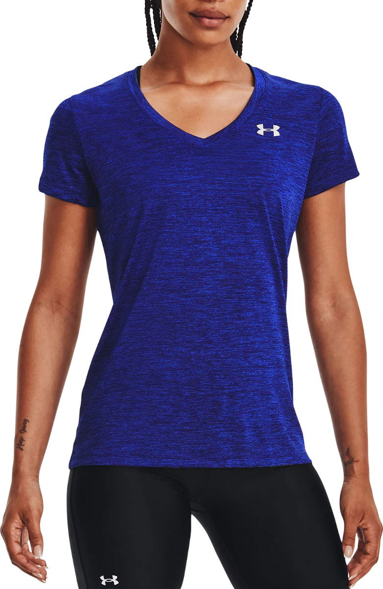 Tričko Under Armour Under Armour Tech Twist V-Neck T-Shirt Modrá | 1258568-456, 0