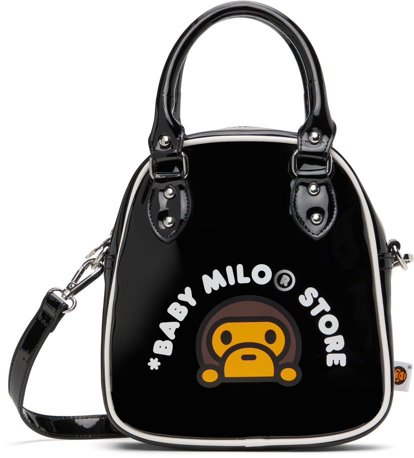 Kabelka BAPE Black Patent Bowling Bag Čierna | 0MXBGW4326XXN