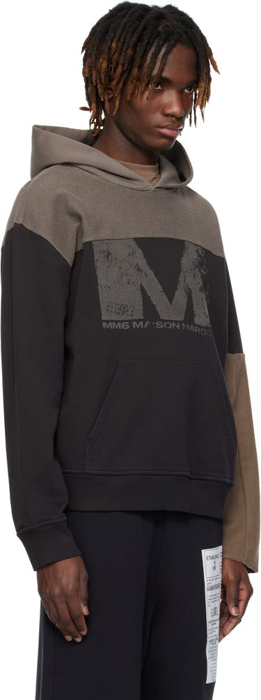 Mikina Maison Margiela MM6 Maison Margiela Washed Hoodie Hnedá | SH0GU0025 MTJ016, 1