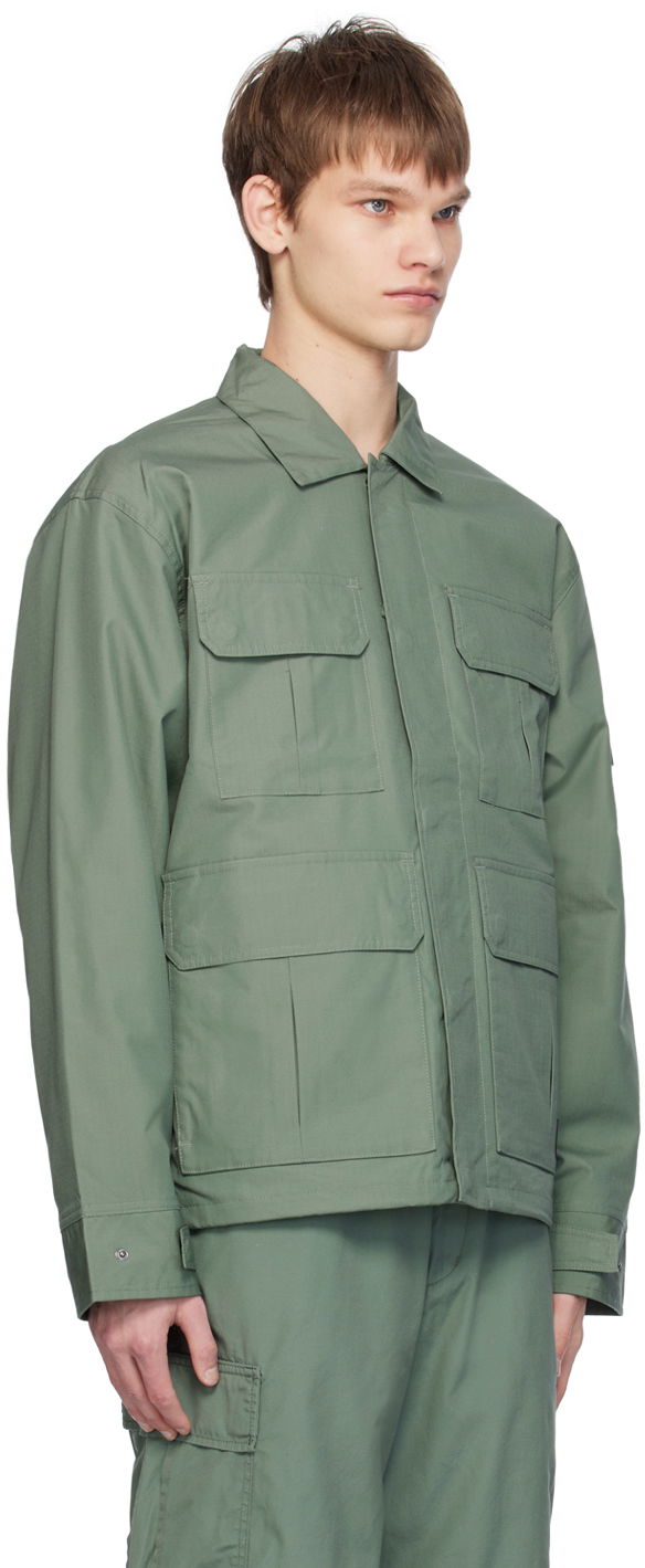 Bunda Carhartt WIP Military Style Button Up Jacket Zelené | I032979, 1