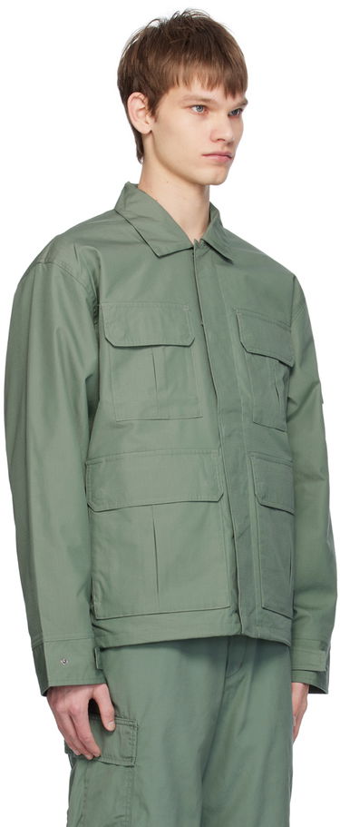 Bunda Carhartt WIP Military Style Button Up Jacket Zelené | I032979, 1