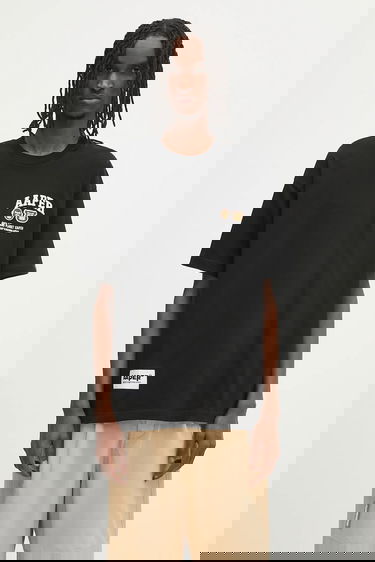 Tričko AAPE by A Bathing Ape Basic Aaper T-Shirt Čierna | AAPTEM1611XXO, 0