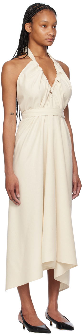 Baserange Node Halter Neck Maxi Dress