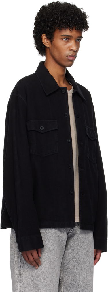 Bunda OUR LEGACY Evening Overshirt Black Brushed Cotton Čierna | M4201EBBC, 1