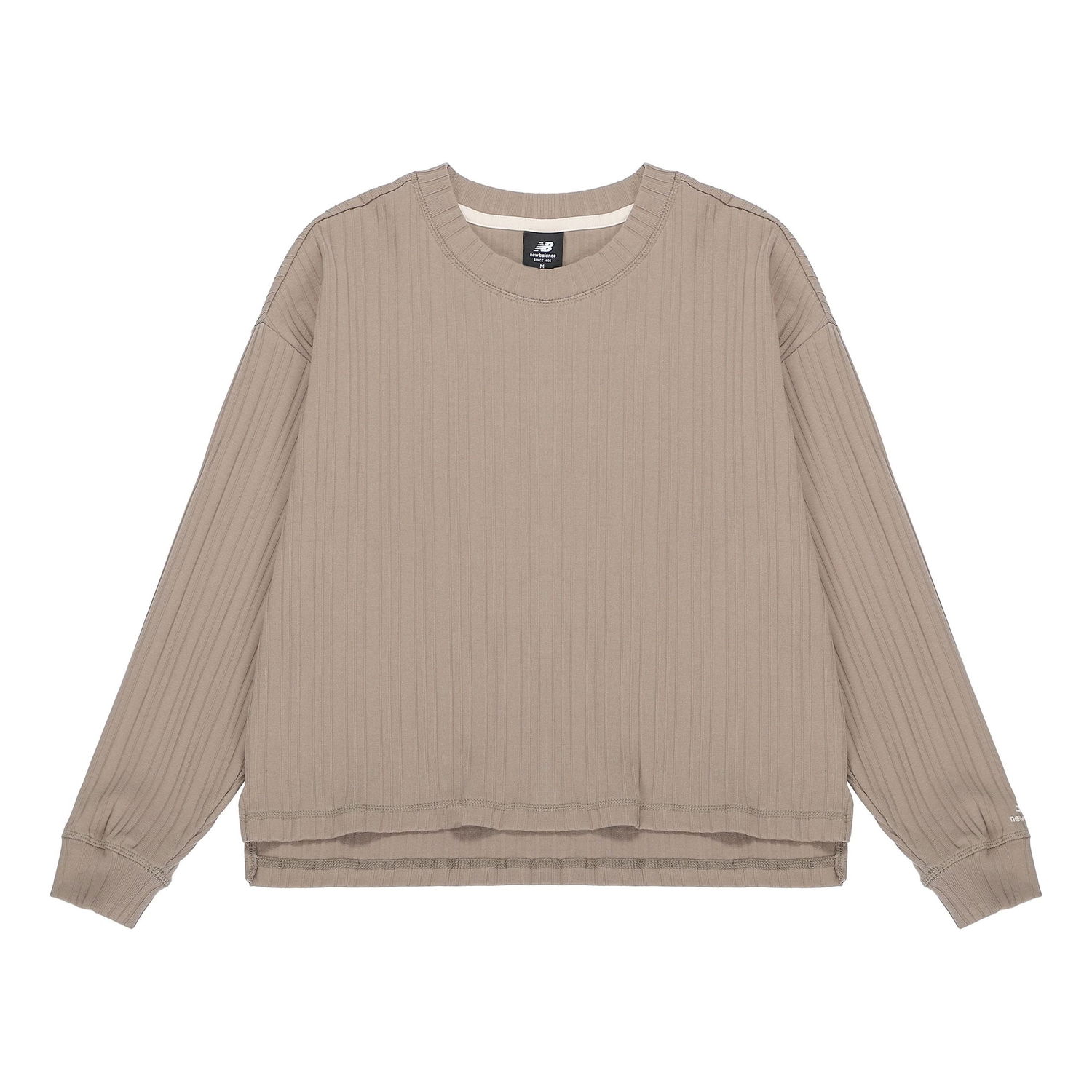 Sveter New Balance Casual Rib-Knit Top Béžová | AWT23319-DRI, 0
