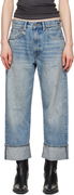 R13 Cuffed X-Boyfriend Jeans