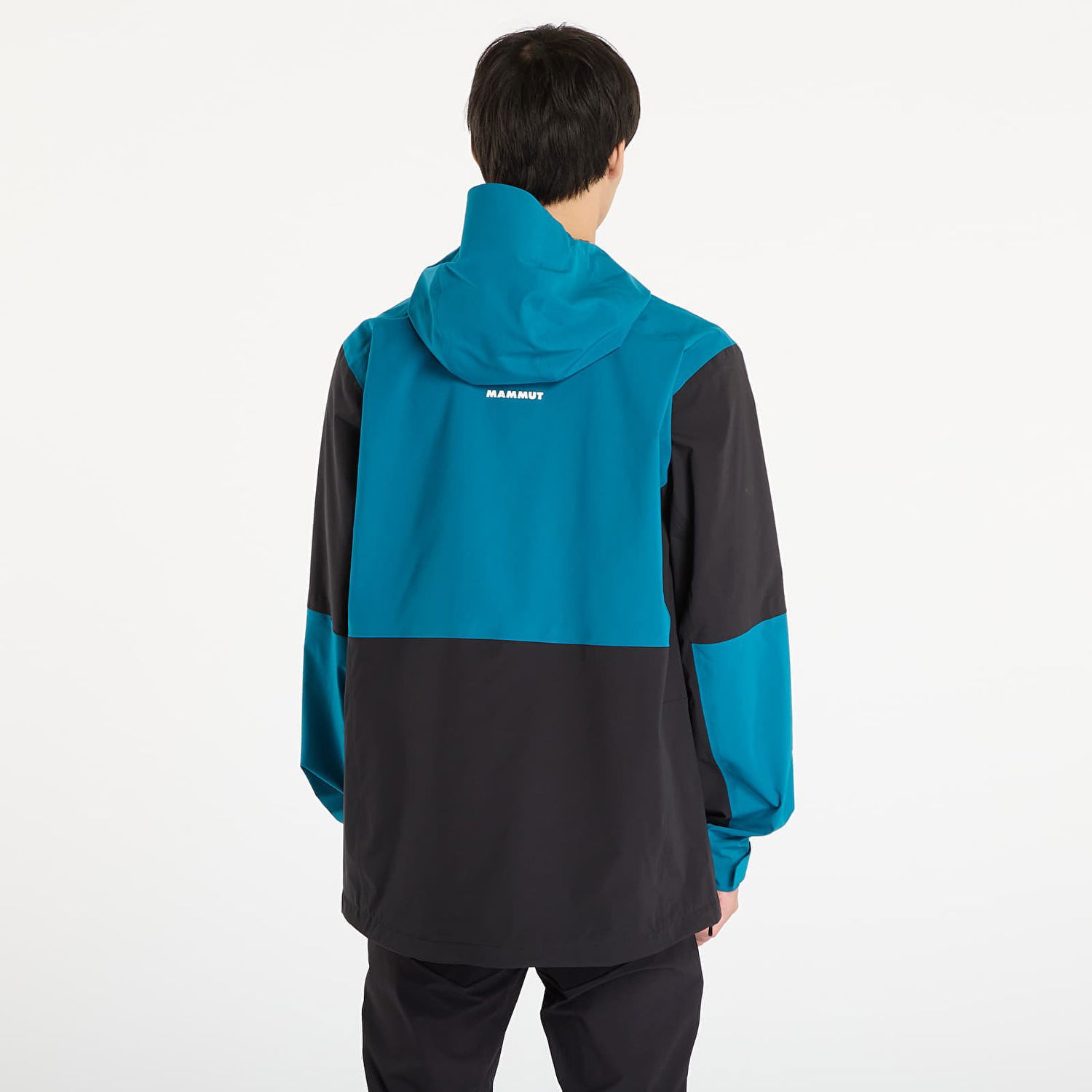 Bunda Mammut Linard Guide HS Hooded Jacket Rôznofarebný | 1010-30950 black-deep teal, 1