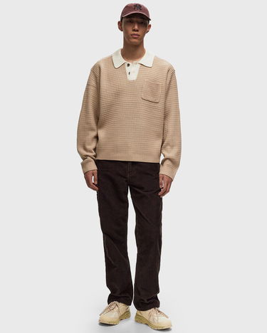 Sveter OBEY Danny Polo Sweater XL Béžová | 151000088-KHA, 1