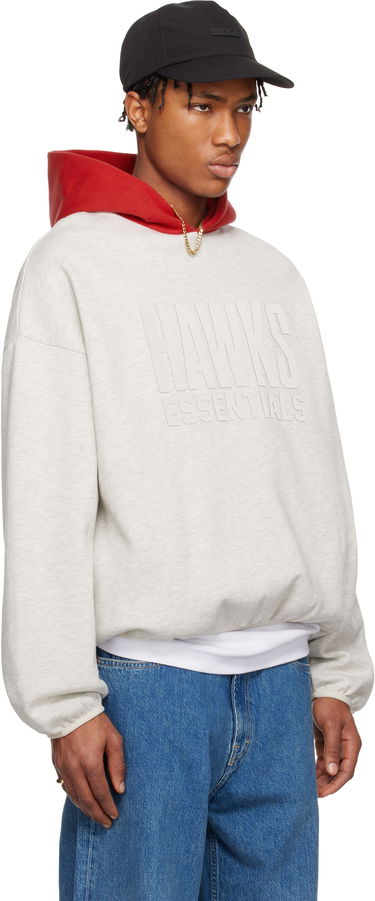 Mikina Fear of God ESSENTIALS NBA Hawks Pullover Hoodie Šedá | 192AL246509F, 1