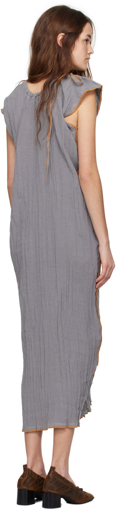 Šaty Baserange Baserange Max Draped Maxi Dress Šedá | DRMX-LC-SP25, 2
