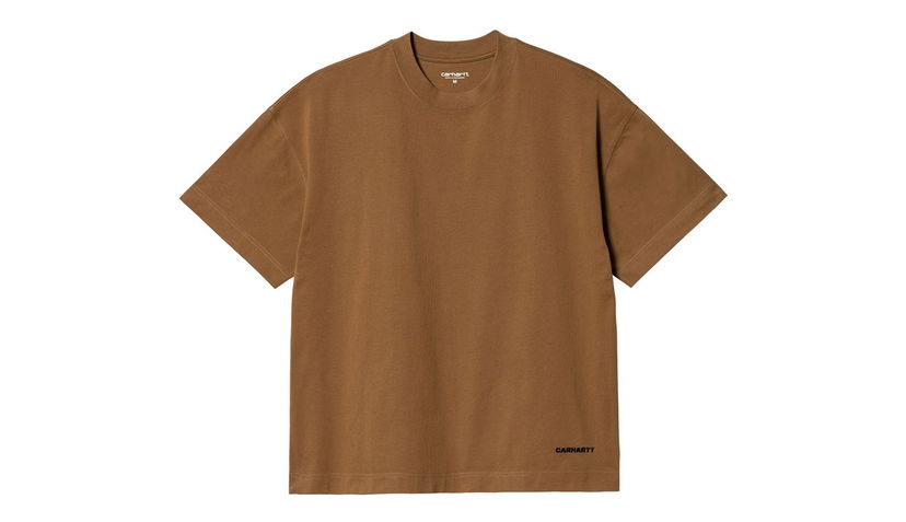 Tričko Carhartt WIP S/S Link Script T-Shirt Hamilton Brown Hnedá | I031373_08W_XX