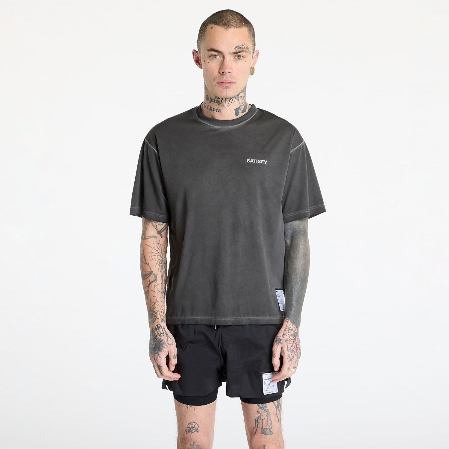 Tričko Satisfy Satisfy AuraLite T-Shirt Šedá | 11000-PB-SAB, 0