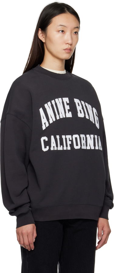 Mikina Anine Bing Anine Bing Miles Sweatshirt Šedá | A-08-10025-009, 4
