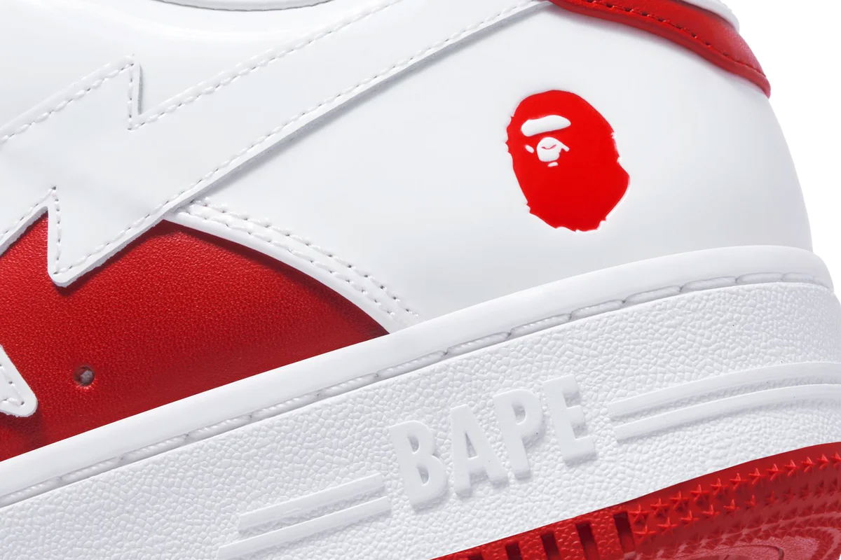 Bape Sta #6 M2 Red/White