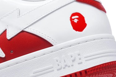 Tenisky a topánky BAPE Bape Sta #6 M2 Red/White Biela | 0ZXSHM191328M-RED, 3