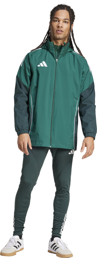 Vetrovka adidas Originals Adidas TIRO25C All-Weather Hooded Jacket Zelené | ji8936, 2