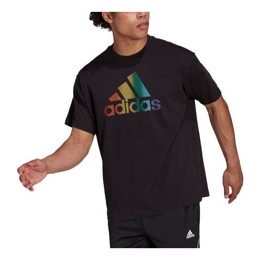 Tričko adidas Originals Pride Graphic Short Sleeve T-Shirt Čierna | GT6811