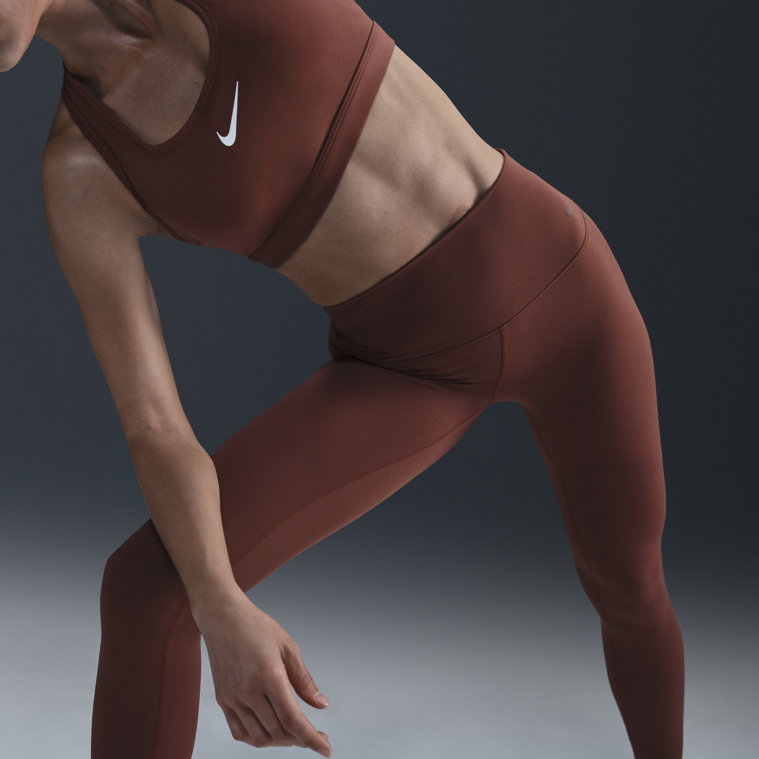Legíny Nike Zenvy High-Waisted Leggings Hnedá | DQ6013-218, 1