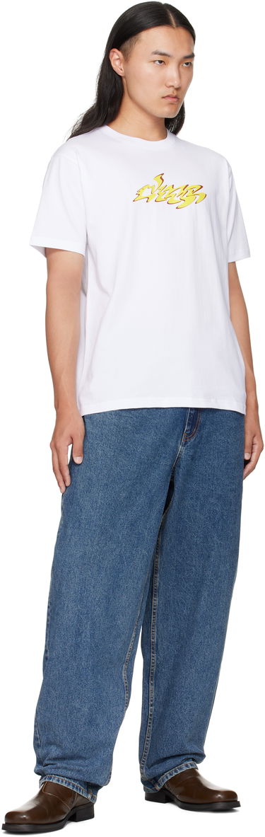 Tričko Dime Dime Disco T-Shirt Biela | DIMEFA2559WHT, 3