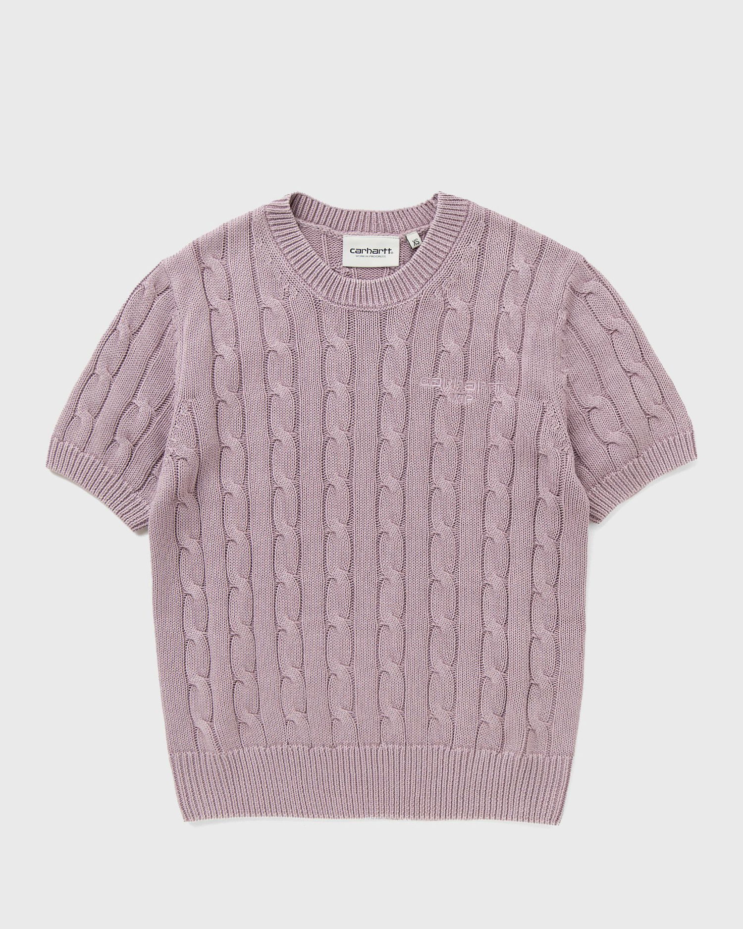 Tričko Carhartt WIP Women's Carter Knitted T-Shirt Fialová | I035181-2ZV.GD, 1