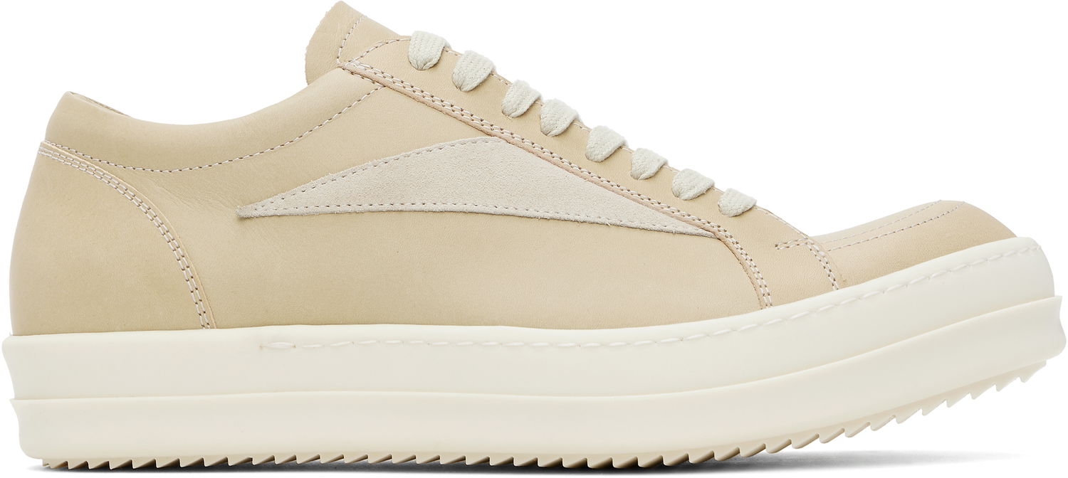 Tenisky a topánky Rick Owens Rick Owens Hollywood Vintage Sneaks Béžová | RR01E5897 LCHLVS, 0