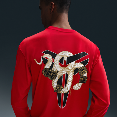 Sveter Nike Kobe Max90 Long Sleeve Tee Červená | IB0241-657, 3