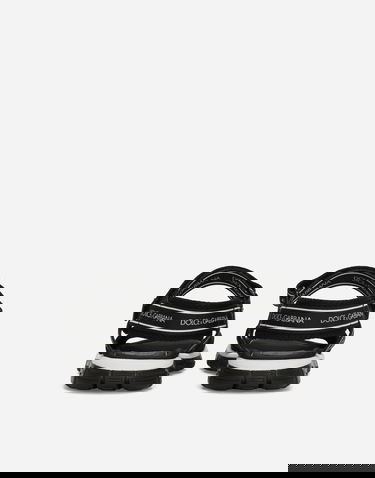 Tenisky a topánky Dolce & Gabbana Dolce & Gabbana Technical Fabric Sandals With Dg Logo Čierna | DA5061AY2338B939, 3
