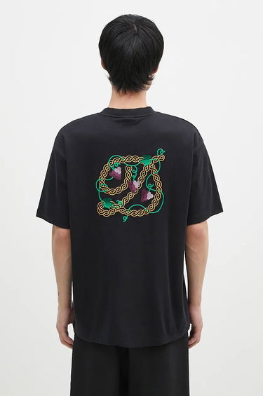 Tričko Drôle de Monsieur T-Shirt With Print Čierna | E.TS213.CO002.BL, 0