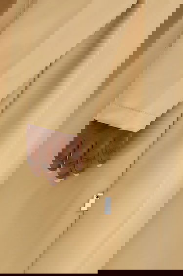 Bunda Rains Hooded Belted A-Line Longer Jacket Béžová | 12040.24, 3