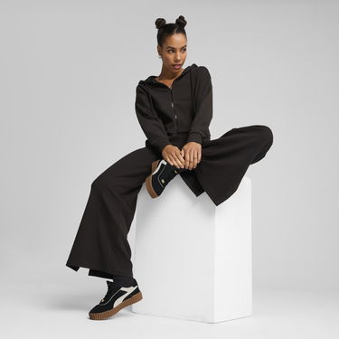 Mikina Puma HER Comfort Cropped Zip-Up Hoodie Čierna | 685056_01, 2
