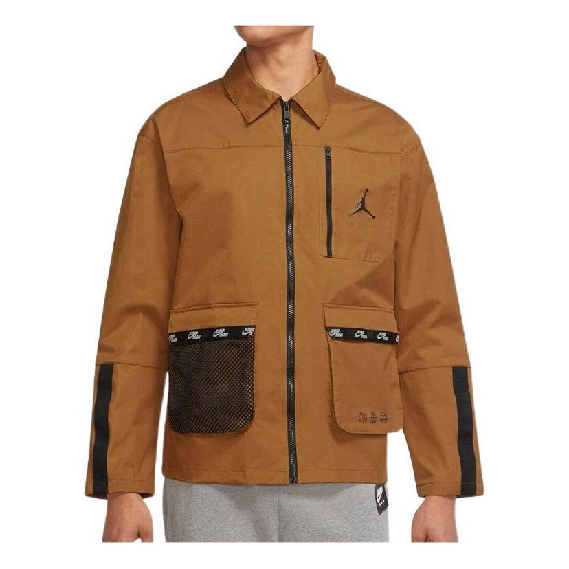 Bunda Jordan Jordan Cargo Lapel Jacket Hnedá | DJ0243-241