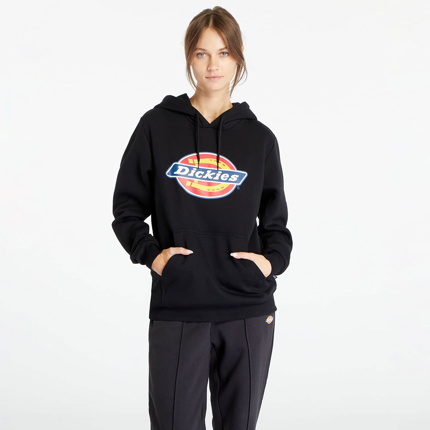 Mikina Dickies Icon Logo Hoodie Black Čierna | DK0A4XCBBLK1, 0