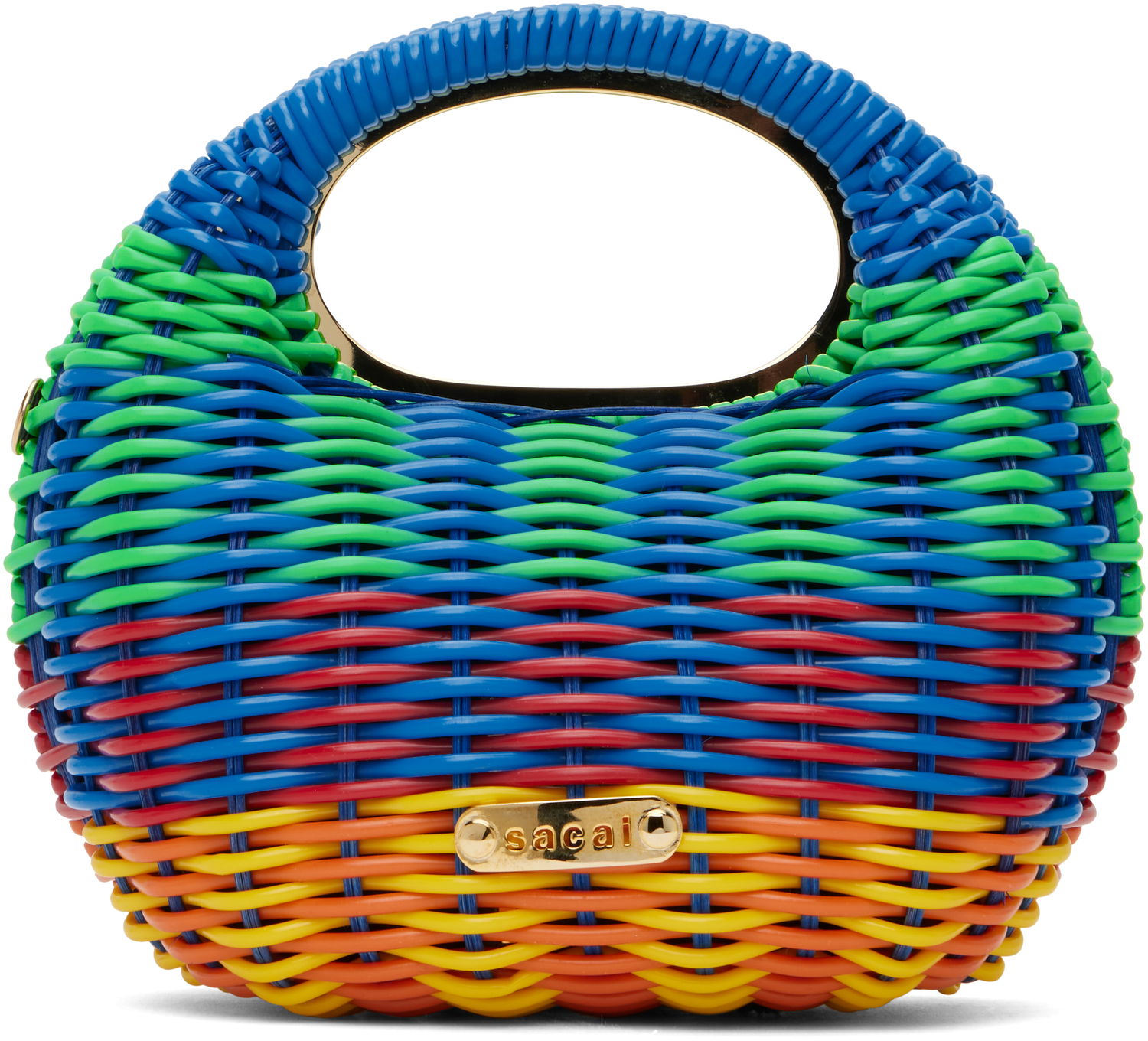 Kabelka sacai Sacai Woven Rainbow Round Bag Rôznofarebný | S150-01, 0