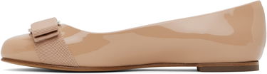 Oblečenie FERRAGAMO Salvatore Ferragamo Varina Bow Ballerina Flats Béžová | 753657, 2