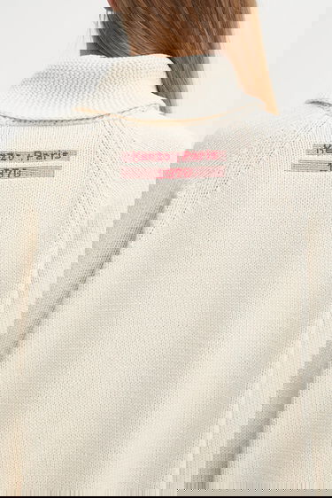 Sveter KENZO City Landmark Graphic Zipped Wool Cardigan Biela | FF65CA7453CF, 4