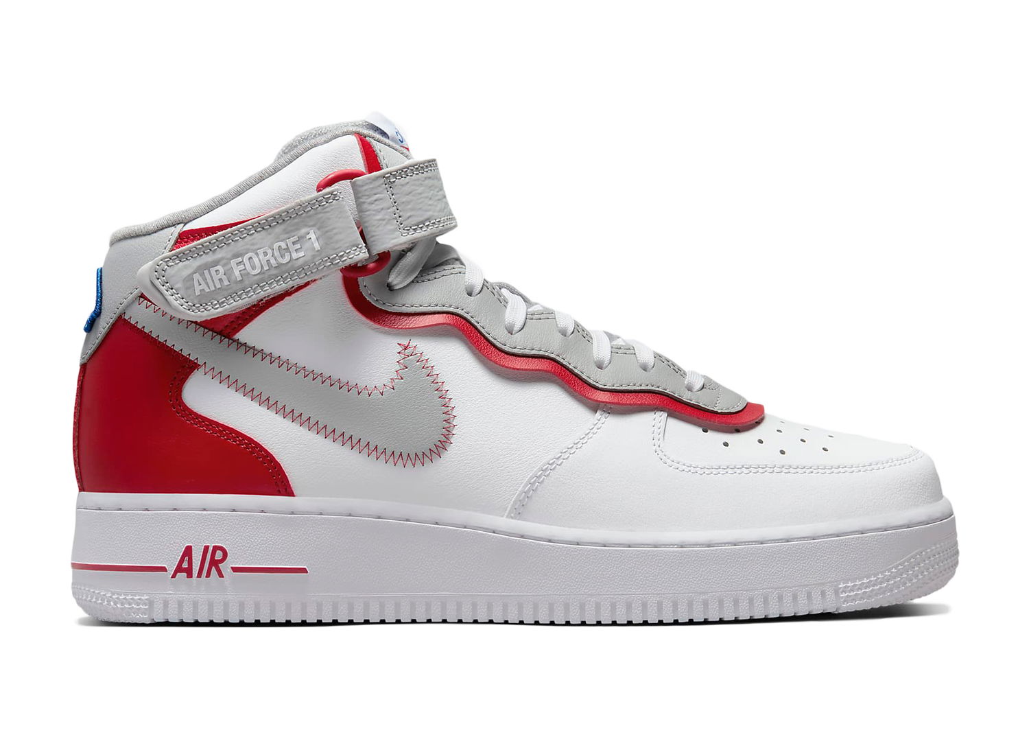 Tenisky a topánky Nike Air Force 1 Mid Athletic Club White Gym Red Biela | DH7451-100, 0